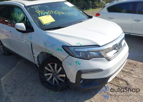 2022 Honda Pilot Awd Ex-L из США, поврежденный, VIN 5FNYF6H5XNB020818